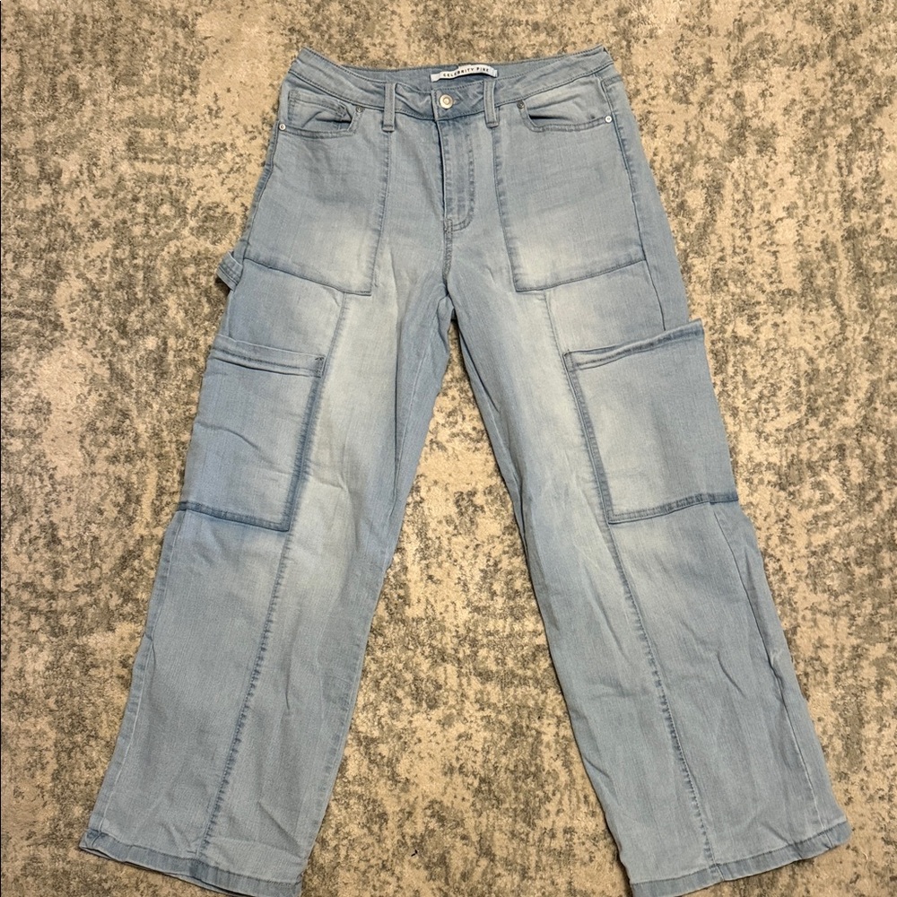 Celebrity Pink Denim Cargo Pants-size 7 ( juniors)